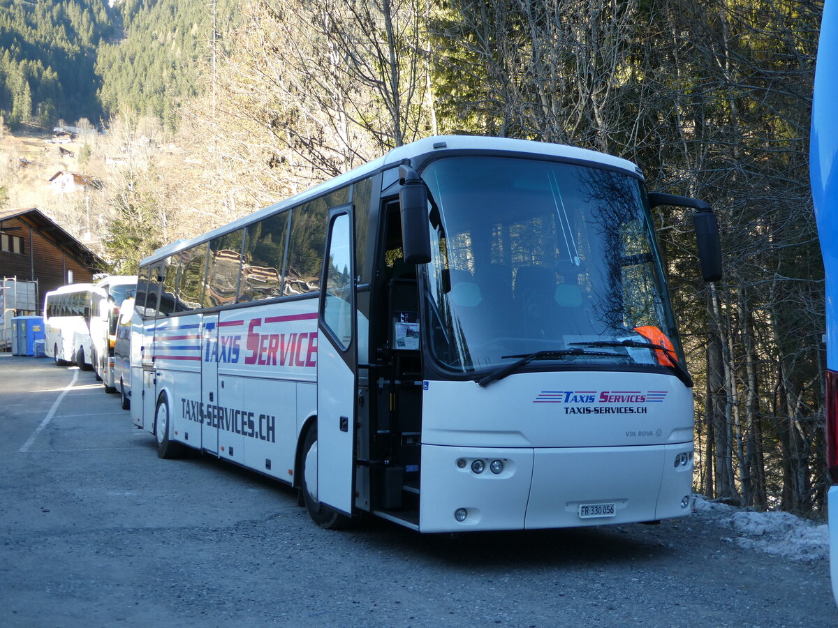 (244'709) - Taxis-Services, Granges-Paccot - FR 330'056 - Bova am 7. Januar 2023 in Adelboden, ASB