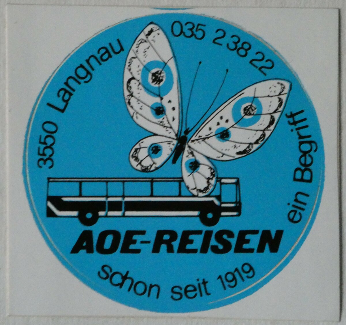 (244'887) - Kleber fr AOE-Reisen am 9. Januar 2023 in Thun