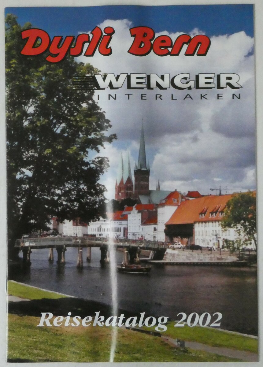 (245'304) - Dysli/Wenger-Reisekatalog 2002 am 23. Januar 2023 in Thun (Vorderseite)