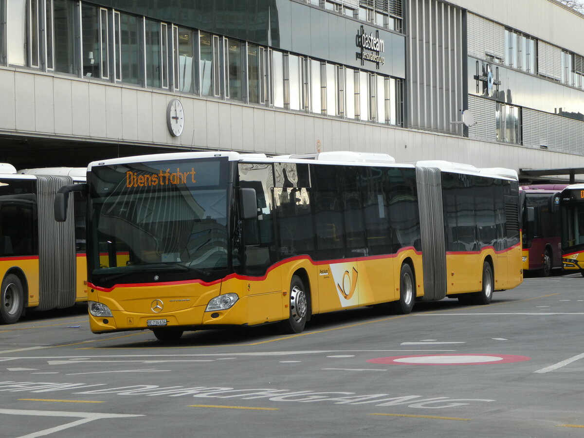 (245'634) - PostAuto Bern - Nr. 10'688/PID 10'688 - Mercedes (ex Nr. 634) am 2. Februar 2023 in Bern, Postautostation