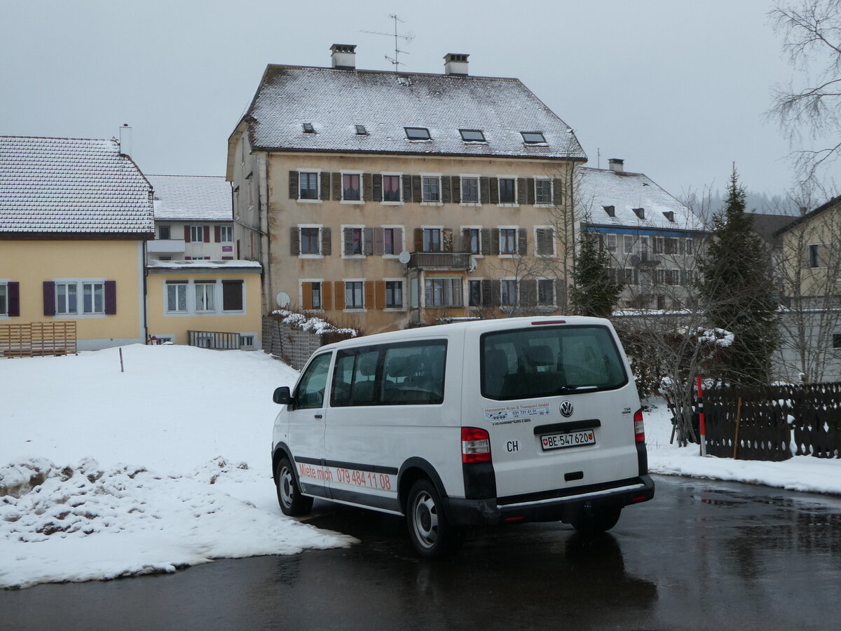 (245'667) - Haussener, Lanzenhusern - BE 547'620 - VW am 2. Februar 2023 in La Brvine