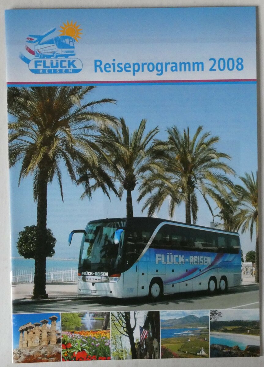 (246'062) - Flck Reisen-Reiseprogramm 2008 am 12. Februar 2023 in Thun (Vorderseite)