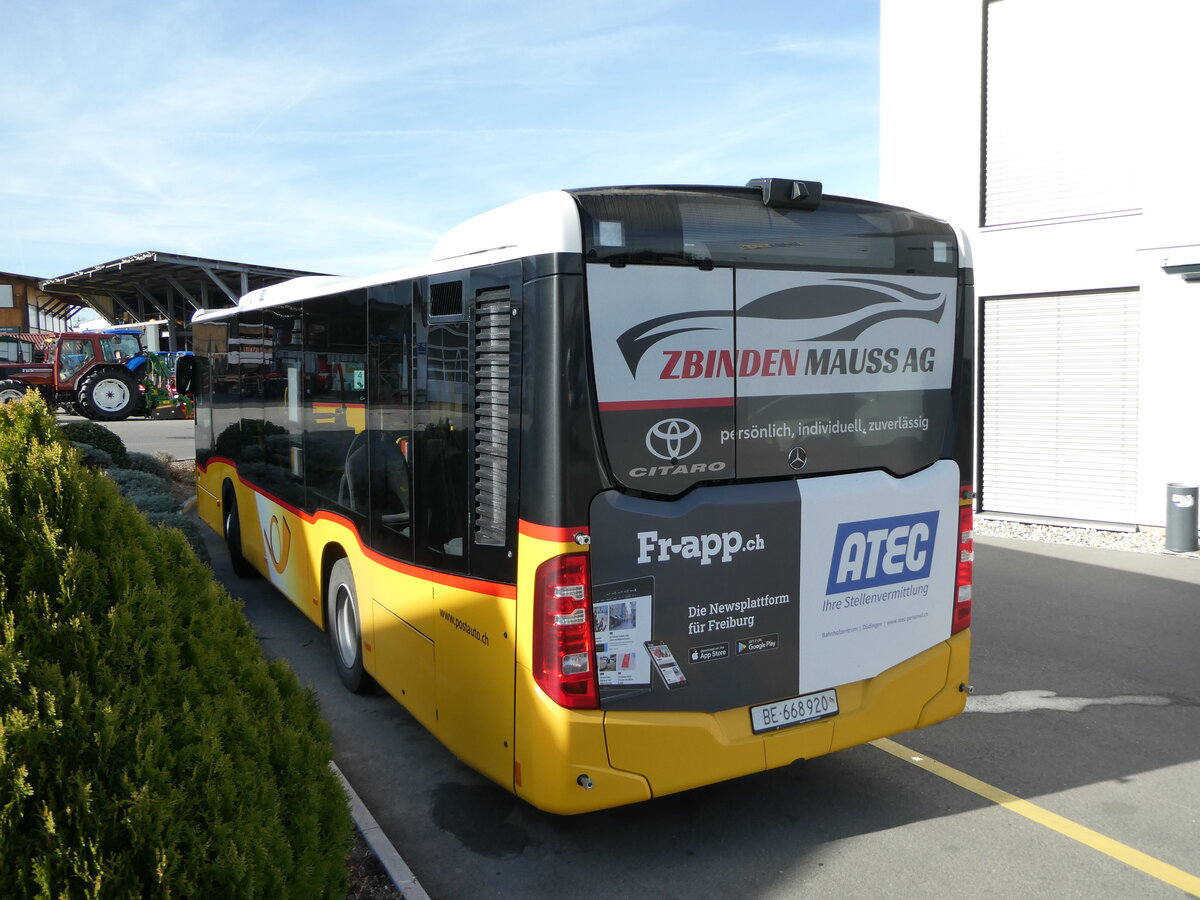 (246'329) - PostAuto Bern - Nr. 13/BE 668'920/PID 10'847 - Mercedes (ex Thepra, Stans Nr. 11) am 18. Februar 2023 in Kerzers, Interbus