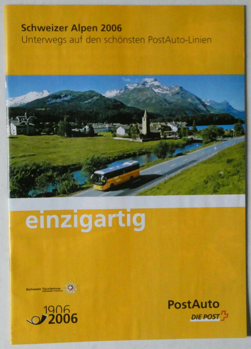 (246'637) - PostAuto Schweizer Alpen 2006 am 26. Februar 2023 in Thun (Vorderseite)
