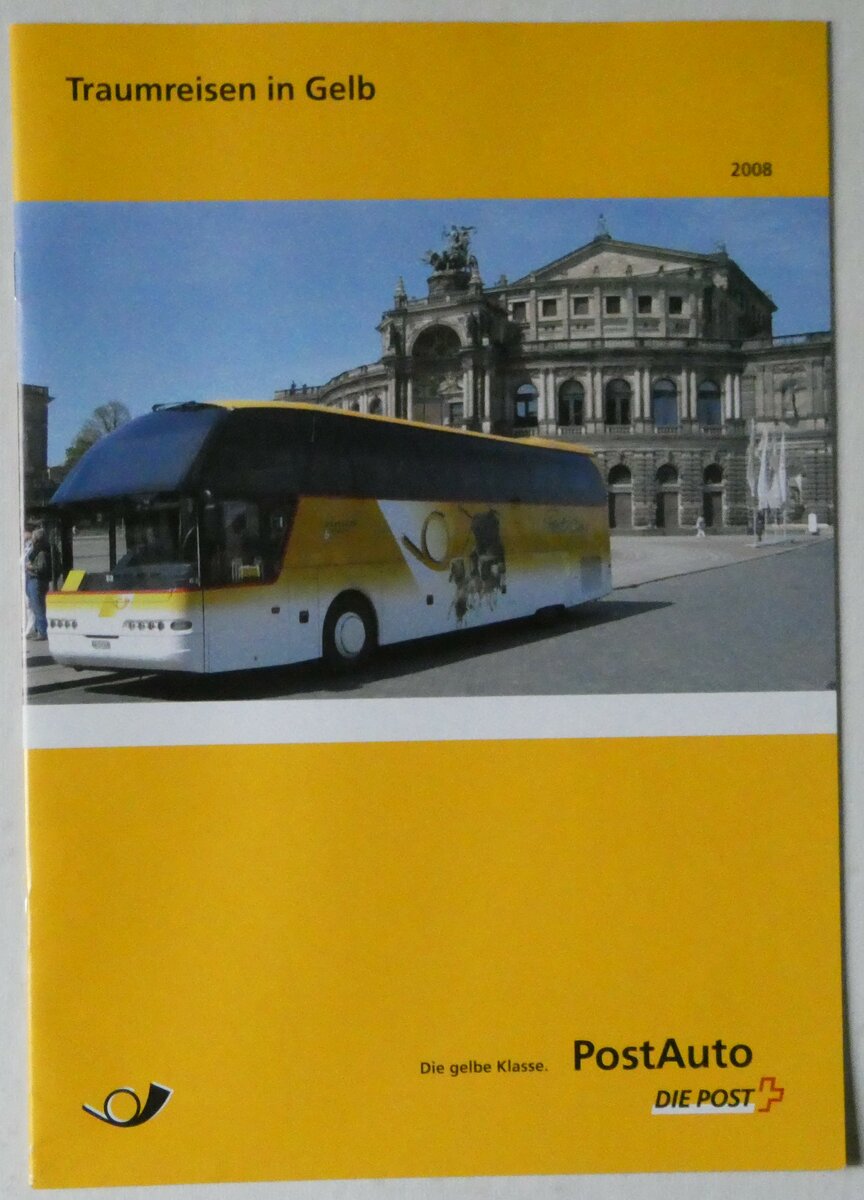 (246'641) - PostAuto-Traumreisen in Gelb 2008 am 26. Februar 2023 in Thun