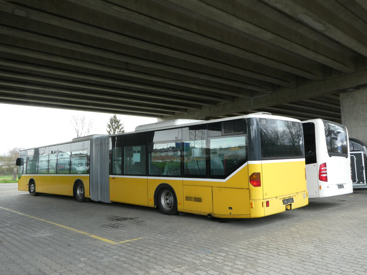 (247'692) - Interbus, Yverdon - Nr. 205 - Mercedes (ex Twerenbold, Baden Nr. 19; ex Steffen, Remetschwil Nr. 95; ex PostAuto Nordschweiz PID 3900) am 25. Mrz 2023 in Kerzers, Murtenstrasse 