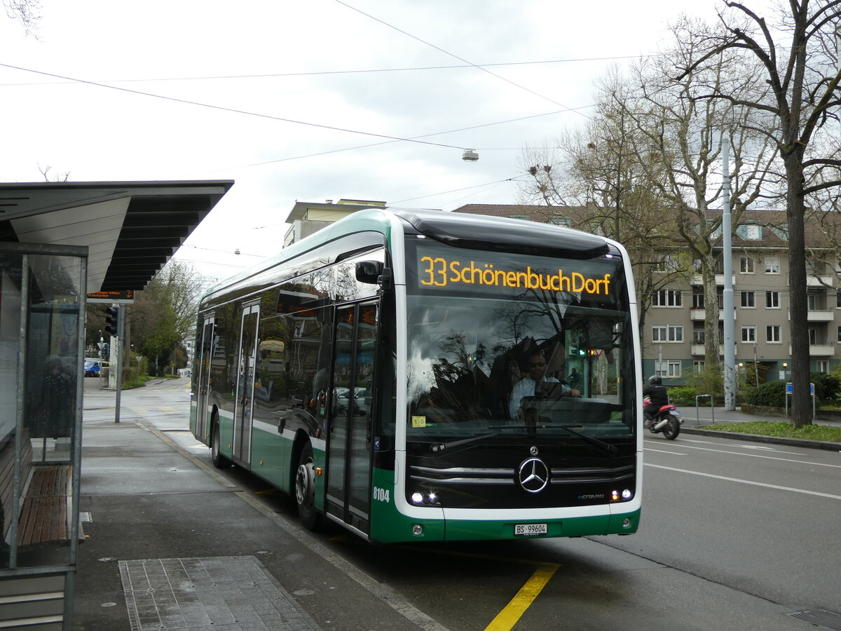 (247'871) - BVB Basel - Nr. 8104/BS 99'604 - Mercedes am 30. Mrz 2023 in Basel, Schtzenhaus