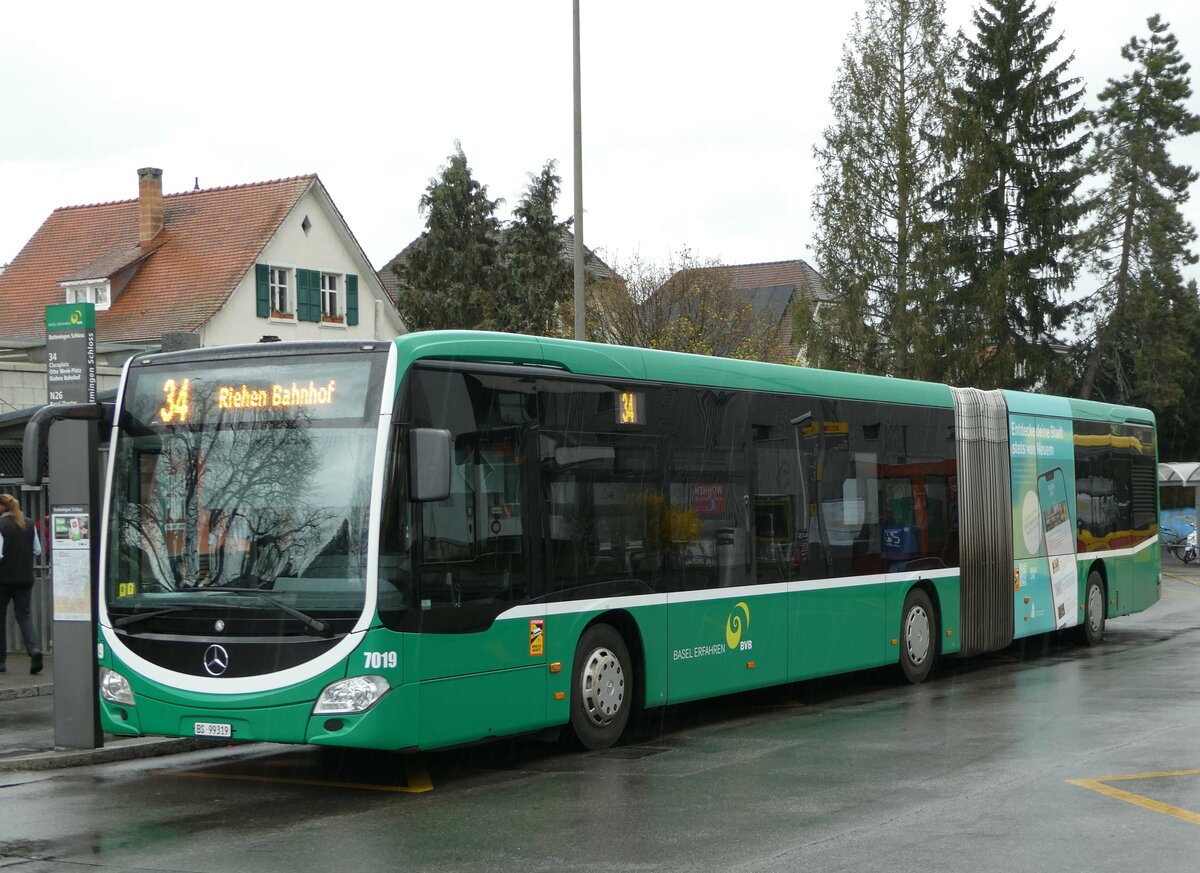 (247'874) - BVB Basel - Nr. 7019-BS 99'319 - Mercedes am 30. Mrz 2023 in Bottmingen, Schloss