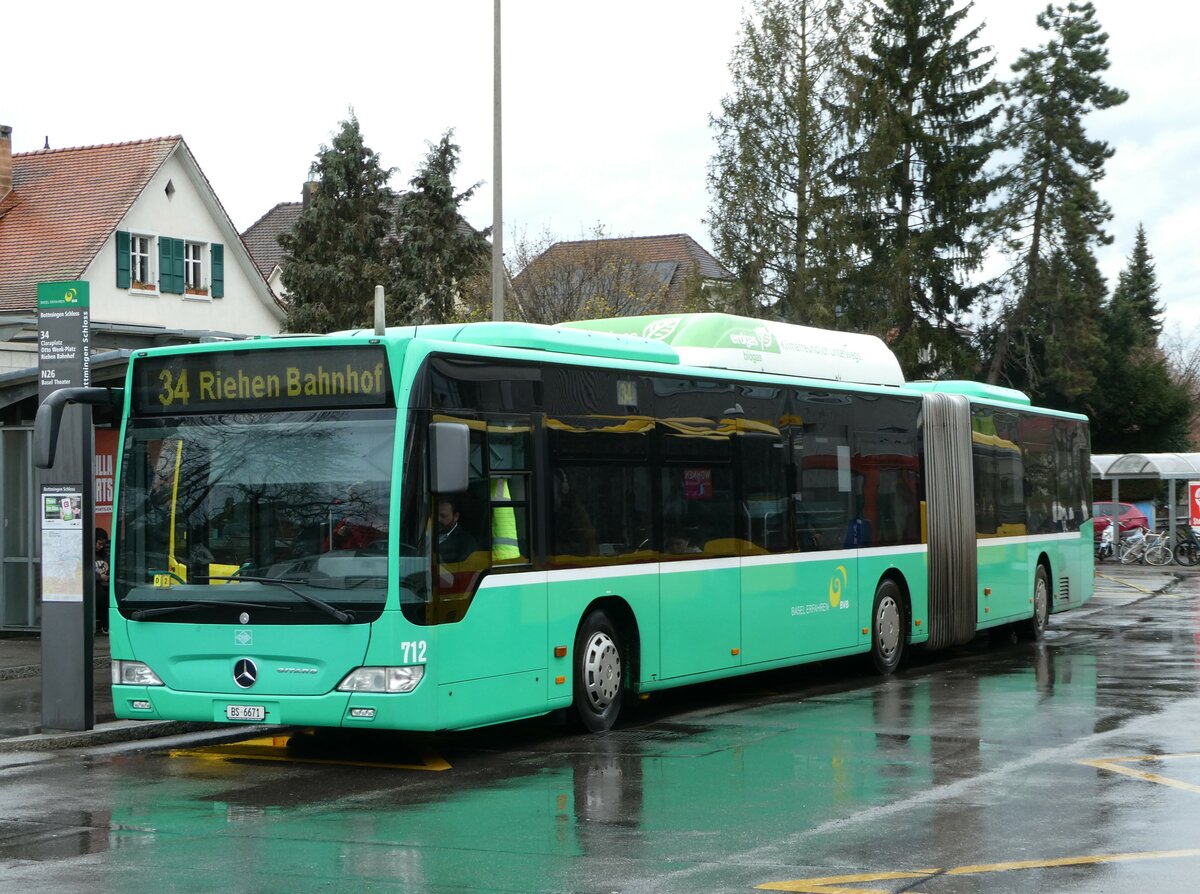 (247'906) - BVB Basel - Nr. 712/BS 6671 - Mercedes am 30. Mrz 2023 in Bottmingen, Schloss
