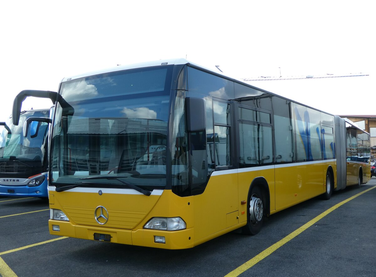 (248'207) - Interbus, Yverdon - Nr. 205 - Mercedes (ex Twerenbold, Baden Nr. 19; ex Steffen, Remetschwil Nr. 95; ex PostAuto Nordschweiz PID 3900) am 8. April 2023 in Kerzers, Interbus