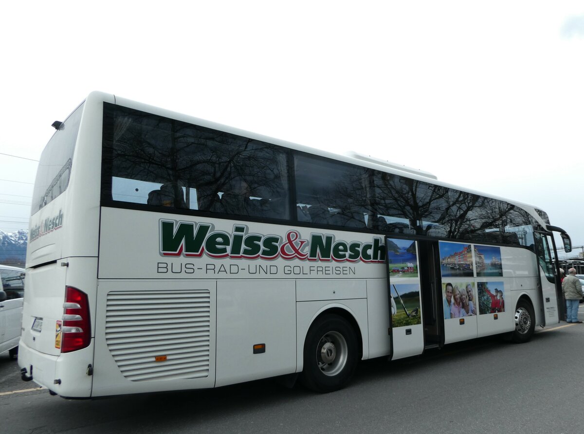 (248'377) - Aus Deutschland: Weiss&Nesch, Nagold - CW-WN 98 - Mercedes am 12. April 2023 in Thun, CarTerminal