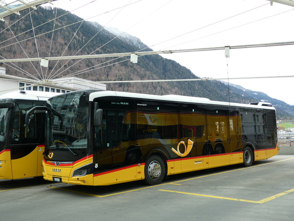 (248'550) - PostAuto Graubnden - GR 184'617/PID 11'933 - MAN am 15. April 2023 in Chur, Postautostation
