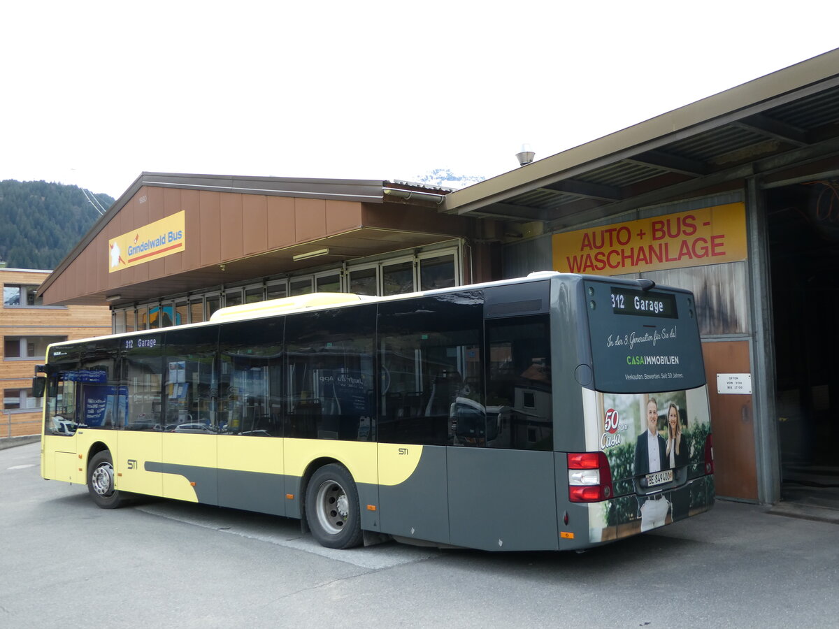 (248'819) - STI Thun - Nr. 400/BE 849'400 - MAN am 18. April 2023 in Grindelwald, Garage Grindelwaldbus