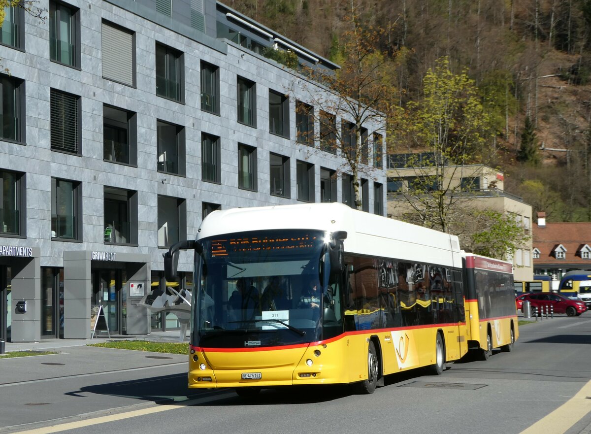 (248'932) - PostAuto Bern - BE 475'161/PID 10'248 - Hess am 21. April 2023 beim Bahnhof Interlaken Ost