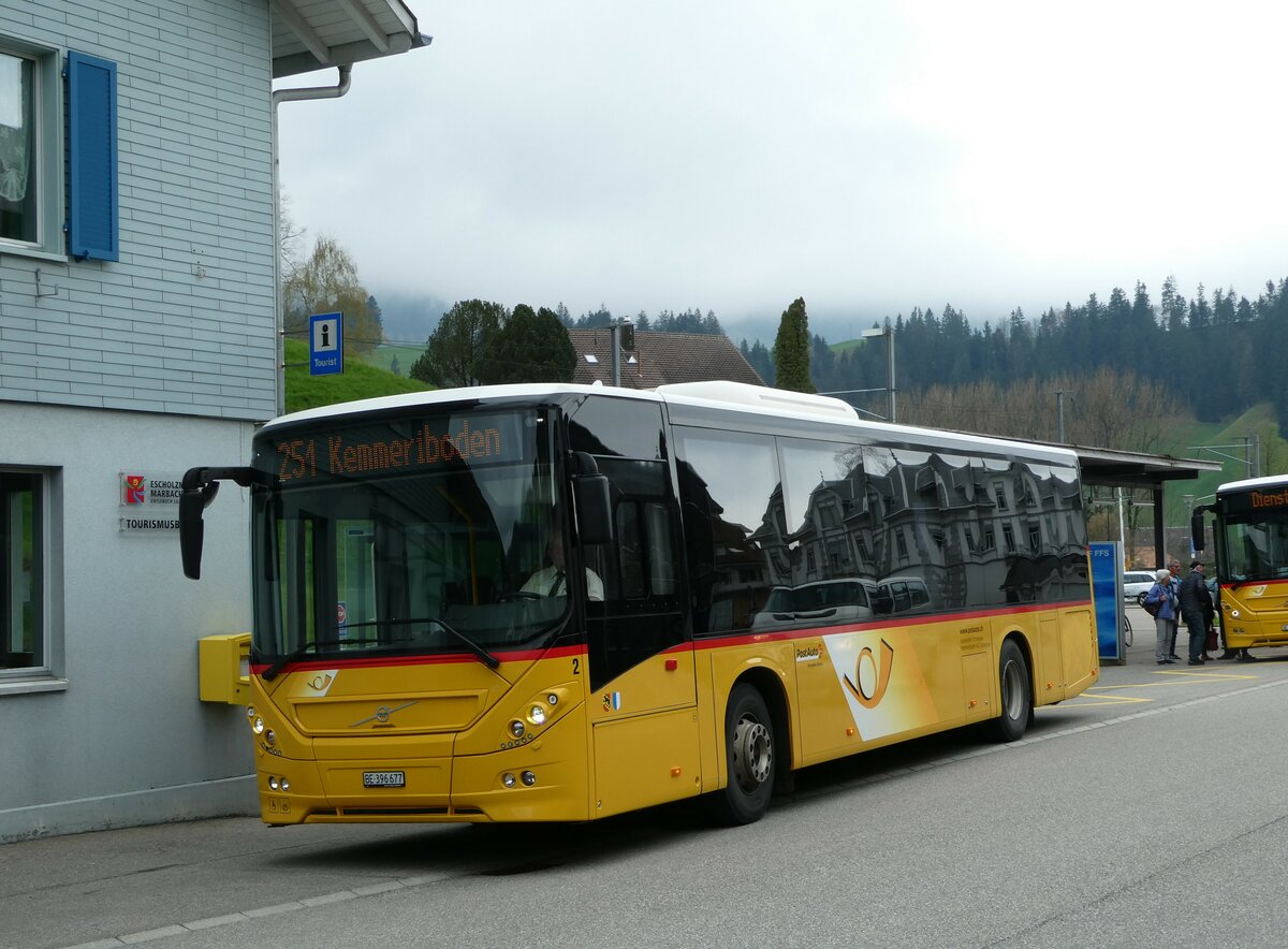 (249'305) - ASK Schangnau - Nr. 2/BE 396'677/PID 10'913 - Volvo am 30. April 2023 beim Bahnhof Escholzmatt