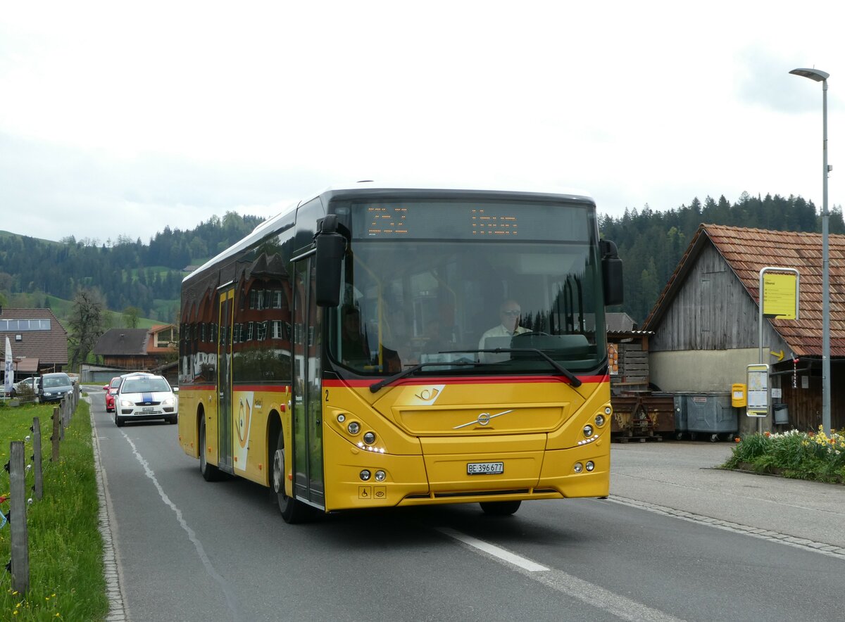 (249'819) - ASK Schangnau - Nr. 2/BE 396'677 - Volvo am 7. Mai 2023 in Sderen, Oberei