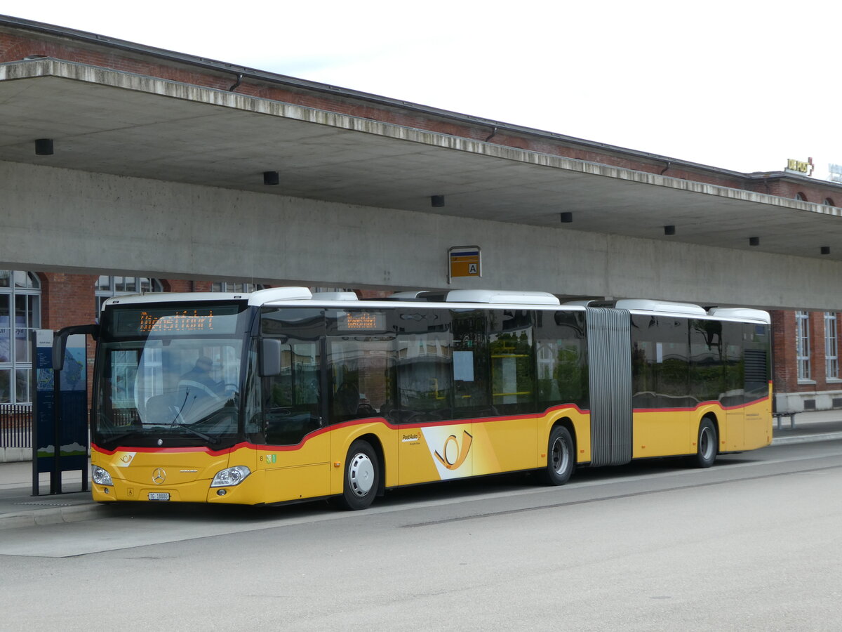 (249'909) - Eurobus, Arbon - Nr. 8/TG 18'880/PID 11'466 - Mercedes am 12. Mai 2023 in Arbon, Bushof
