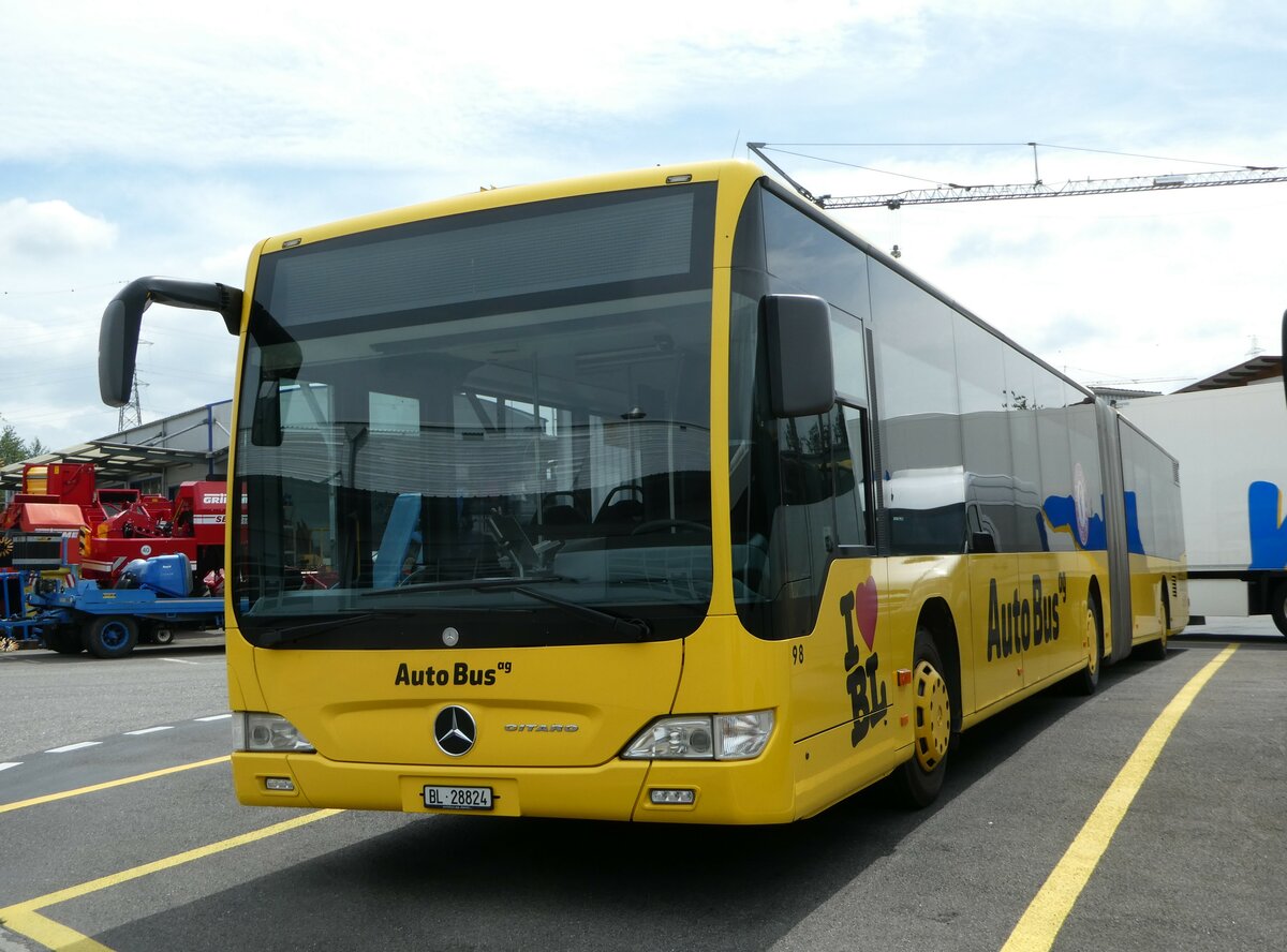 (250'225) - AAGL Liestal - Nr. 98/BL 28'824 - Mercedes am 18. Mai 2023 in Kerzers, Interbus