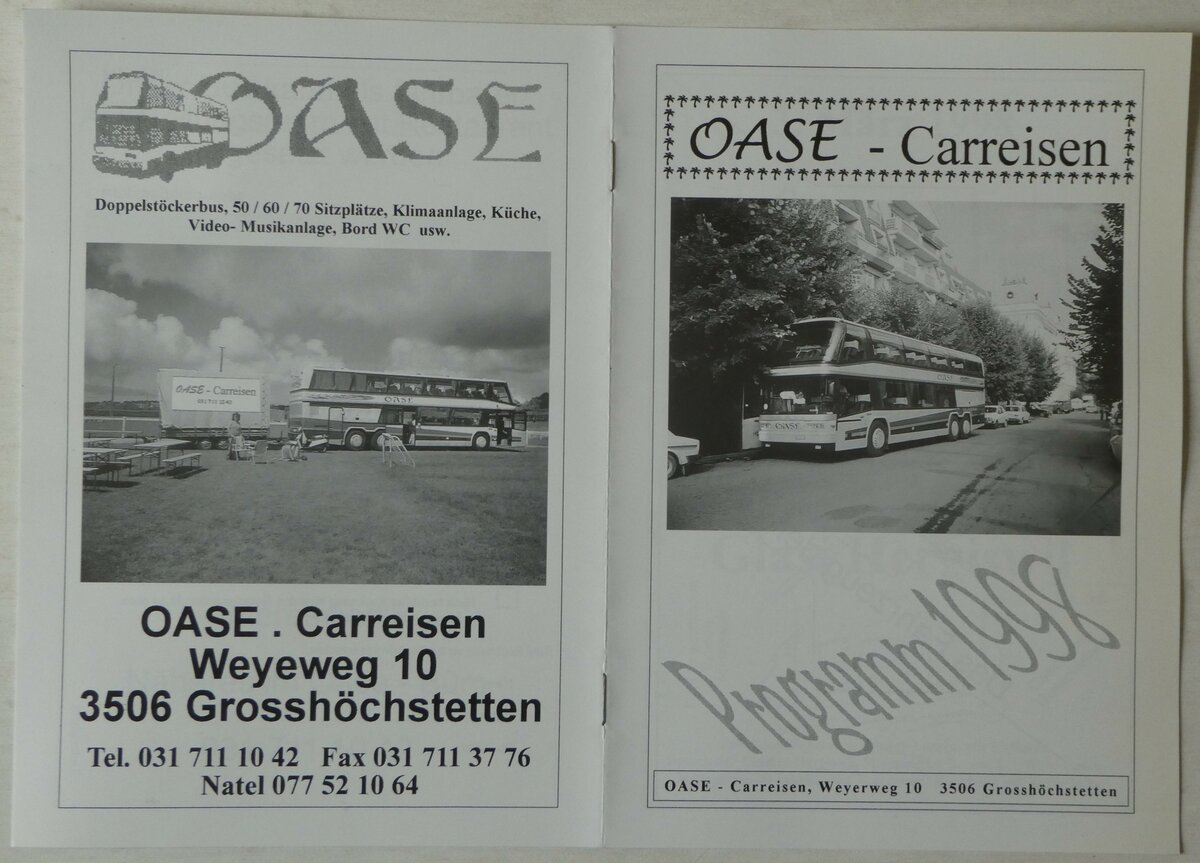 (250'668) - Oase-Programm 1998 am 28. Mai 2023 in Thun