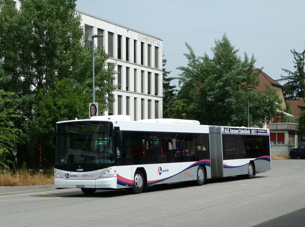 (251'796) - BBA Aarau - Nr. 171/AG 374'171 - Scania/Hess am 20. Juni 2023 beim Bahnhof Suhr