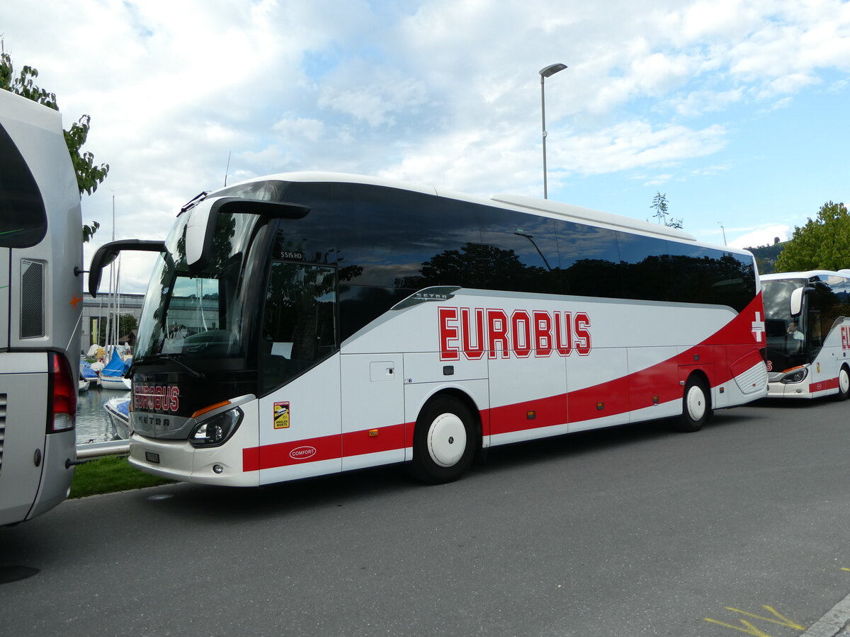 (253'442) - Eurobus, Bern - Nr. 4/BE 379'904 - Setra am 5. August 2023 in Thun, Strandbad