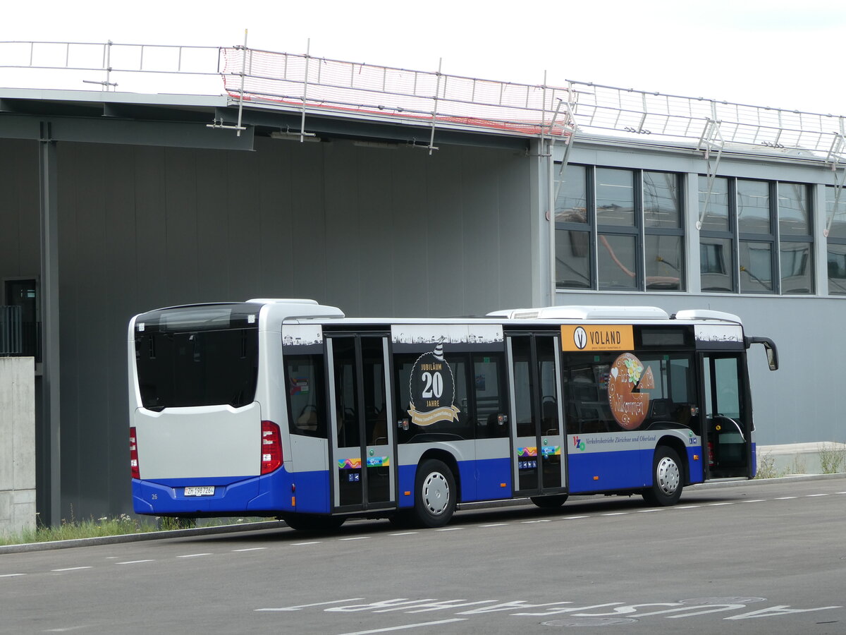 (255'142) - VZO Grningen - Nr. 26/ZH 198'726 - Mercedes am 13. September 2023 in Winterthur, Daimler Buses