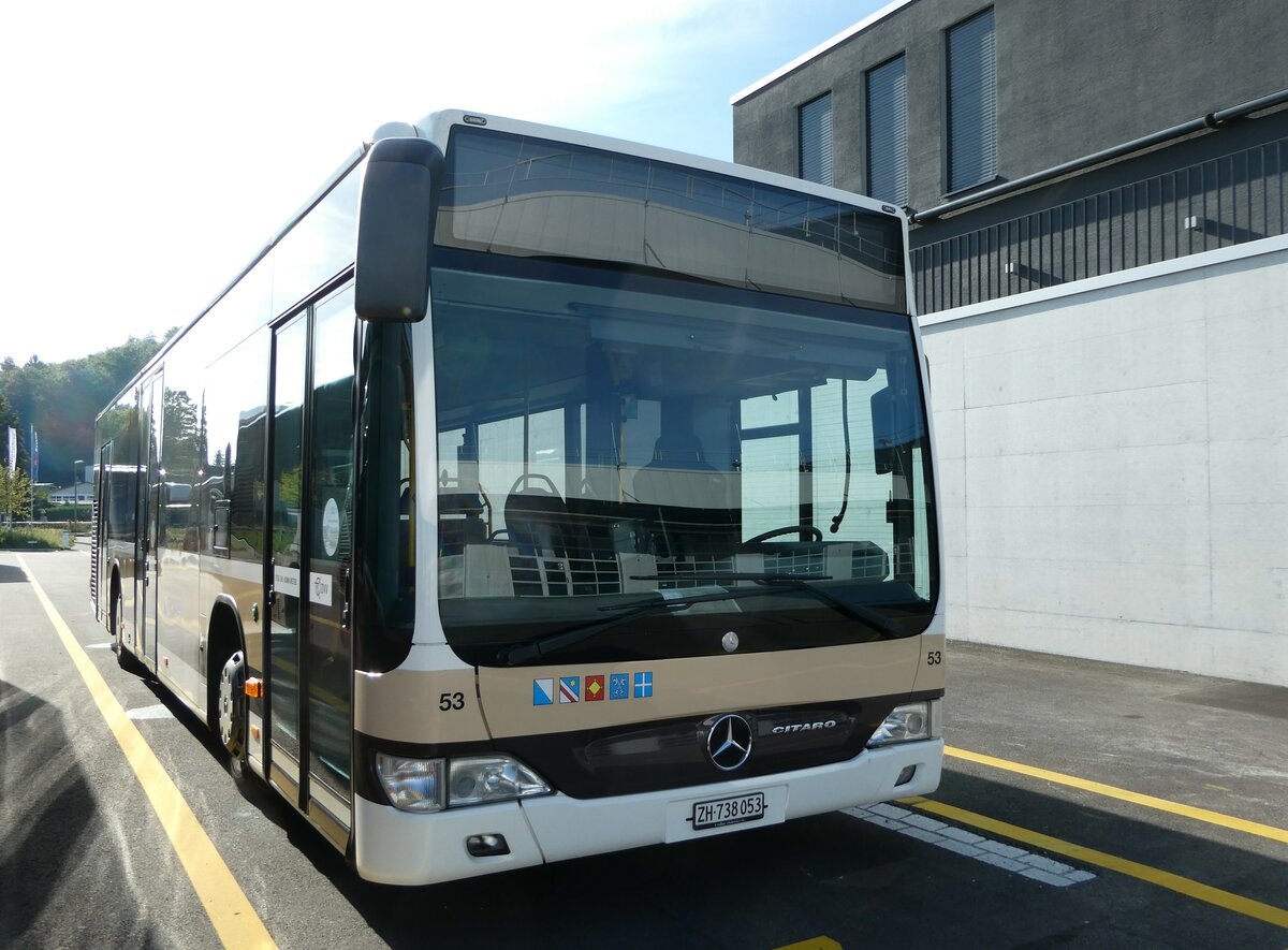 (255'250) - AZZK Zollikon - Nr. 53/ZH 738'053 - Mercedes am 17. September 2023 in Winterthur, Daimler Buses 
