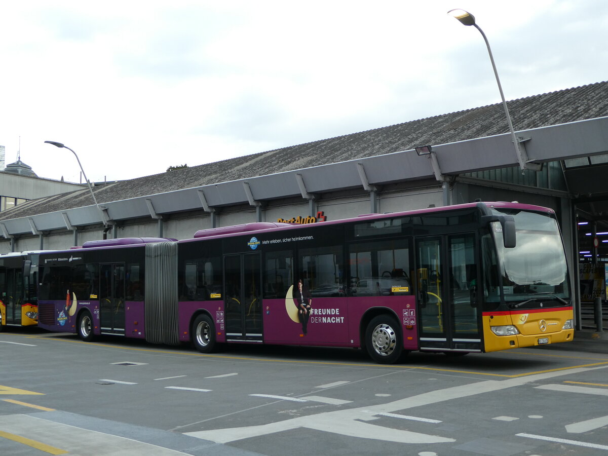 (255'692) - PostAuto Bern - Nr. 5551/BE 734'635/PID 5551 - Mercedes (ex Nr. 635) am 30. September 2023 in Bern, Postautostation