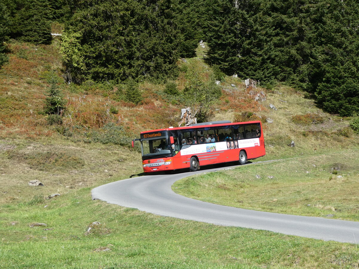 (255'783) - AFA Adelboden - Nr. 24/BE 26'701/PID 10'040 - Setra am 1. Oktober 2023 bei der Engstlenalp (Einsatz: PostAuto fr Engstlenalp-Bus)
