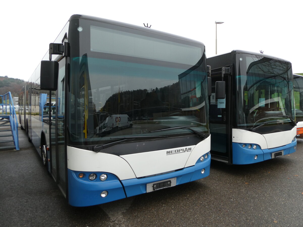 (257'144) - VBZ Zrich - Nr. 562 - Neoplan am 18. November 2023 in Winterthur, Daimler Buses