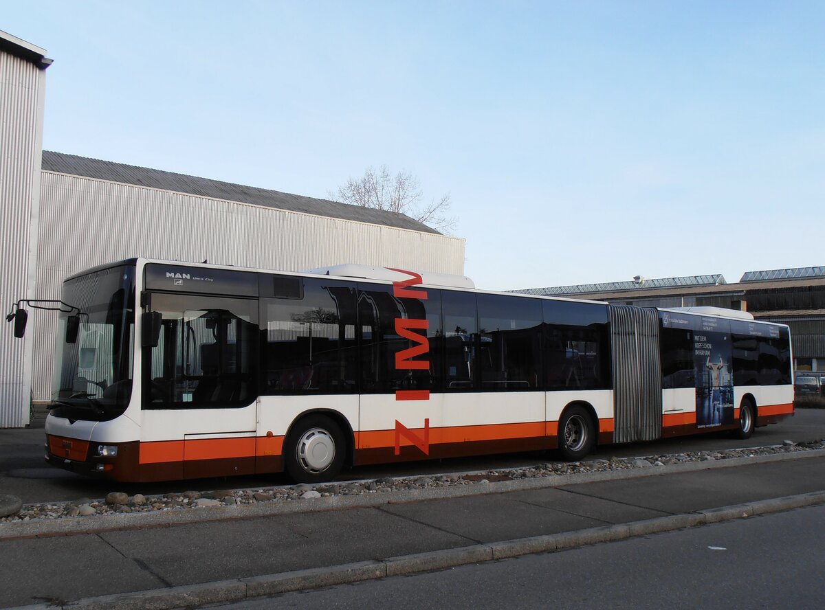 (258'037) - Bamert, Wollerau - (SZ 24'744) - MAN am 30. Dezember 2023 in Winterthur, Daimler Buses