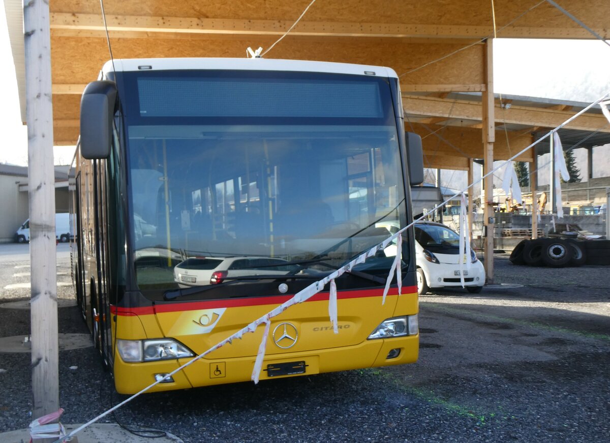 (258'661) - PostAuto Bern - PID 5151 - Mercedes am 12. Januar 2024 in Interlaken, Garage