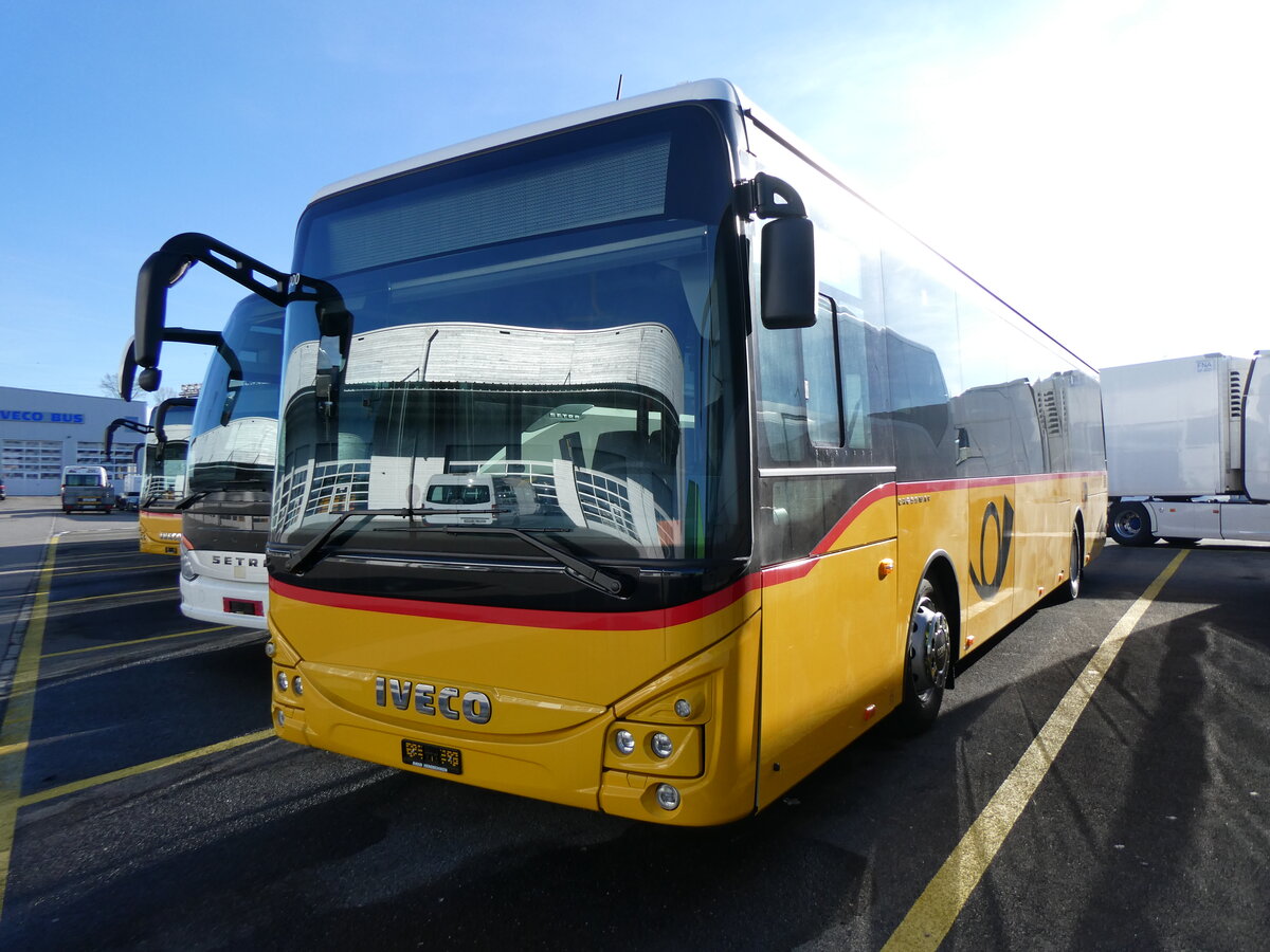 (259'114) - TpM, Mesocco - PID 12'000 - Iveco am 3. Februar 2024 in Kerzers, Interbus
