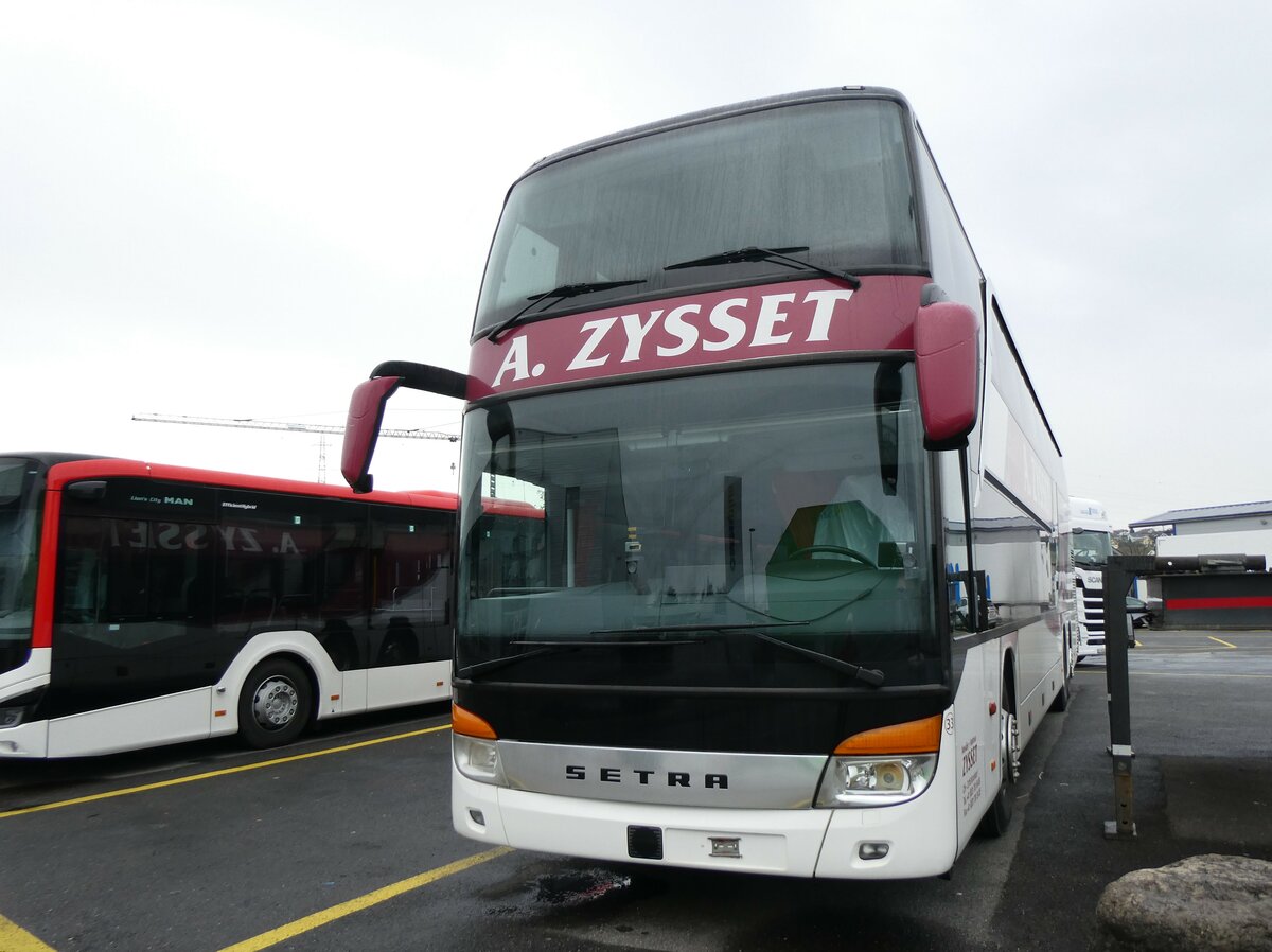 (259'396) - Zysset, Kirchdorf - Nr. 33 - Setra am 17. Februar 2024 in Kerzers, Interbus