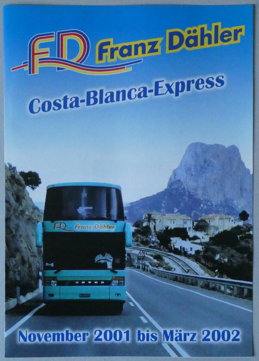 (259'611) - Dhler-Costa-Blanca-Express November 2001 bis Mrz 2002 am 25. Februar 2024 in Thun (Vorderseite)