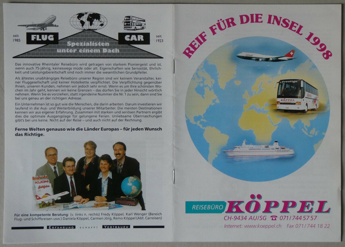 (259'897) - Kppel-Reif fr die Insel 1998  am 3. Mrz 2024 in Thun