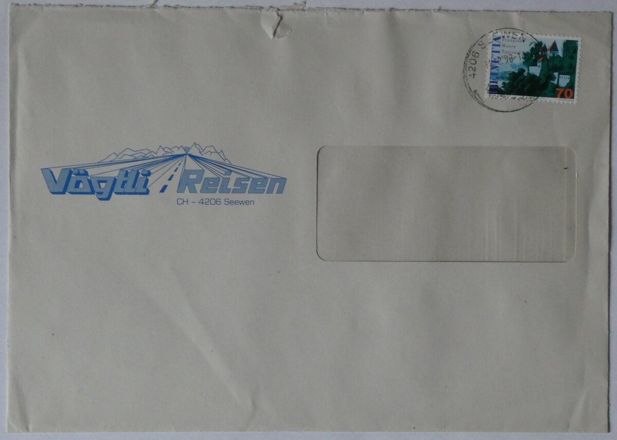 (260'414) - Vgtli-Briefumschlag vom 14. August 1998 am 17. Mrz 2024 in Thun