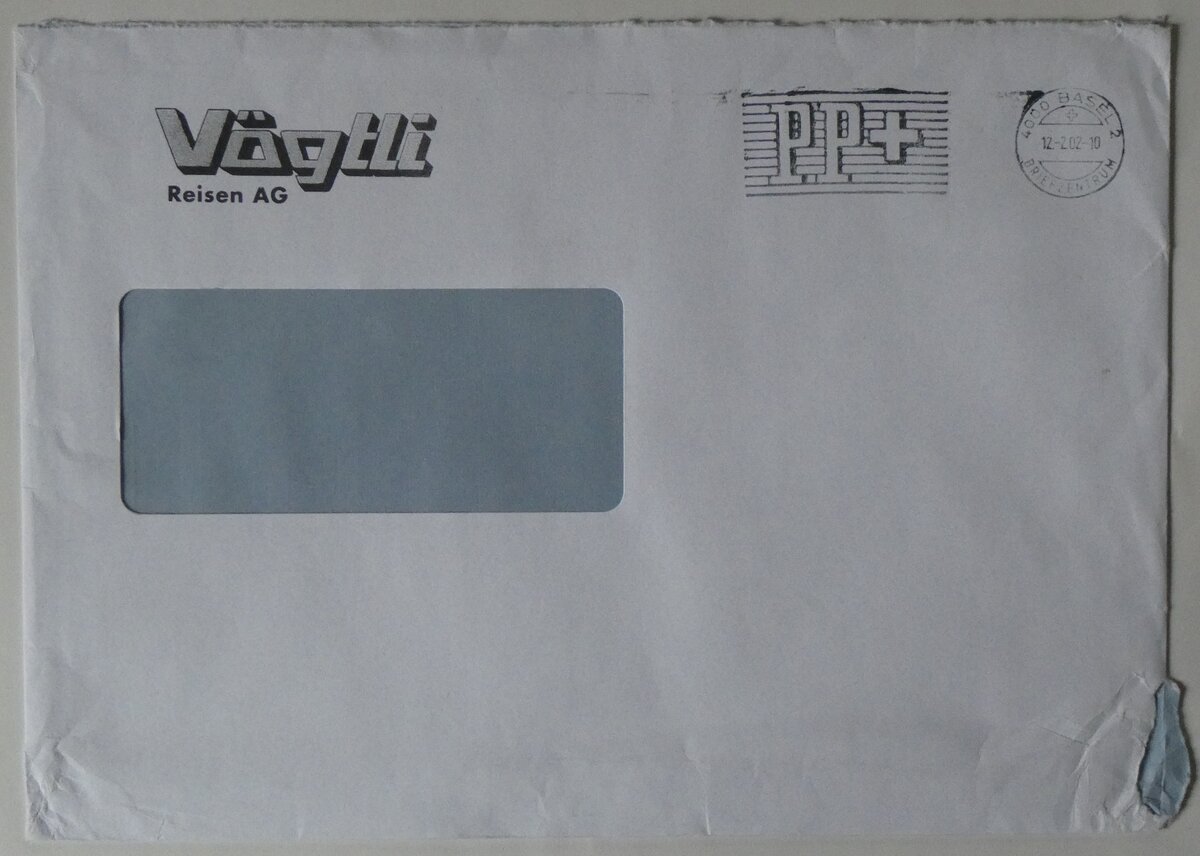 (260'415) - Vgtli-Briefumschlag vom 12. Februar 2002 am 17. Mrz 2024 in Thun