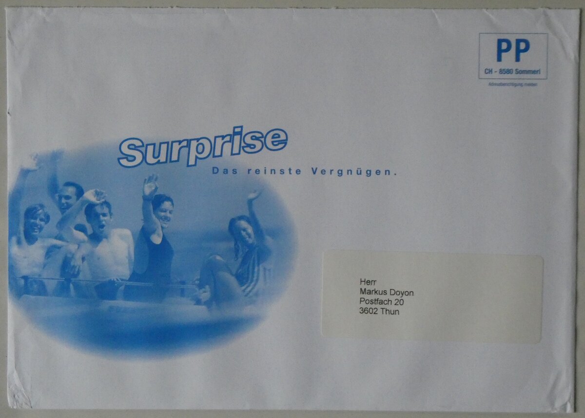 (260'869) - Surprise-Briefumschlag am 31. Mrz 2024 in Thun