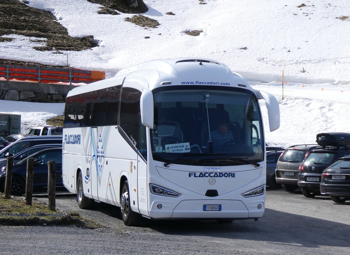 (261'023) - Aus Italien: Flaccadori, Casazza - FT-638 GF - Irizar am 6. April 2024 in Andermatt, Gemsstockbahn