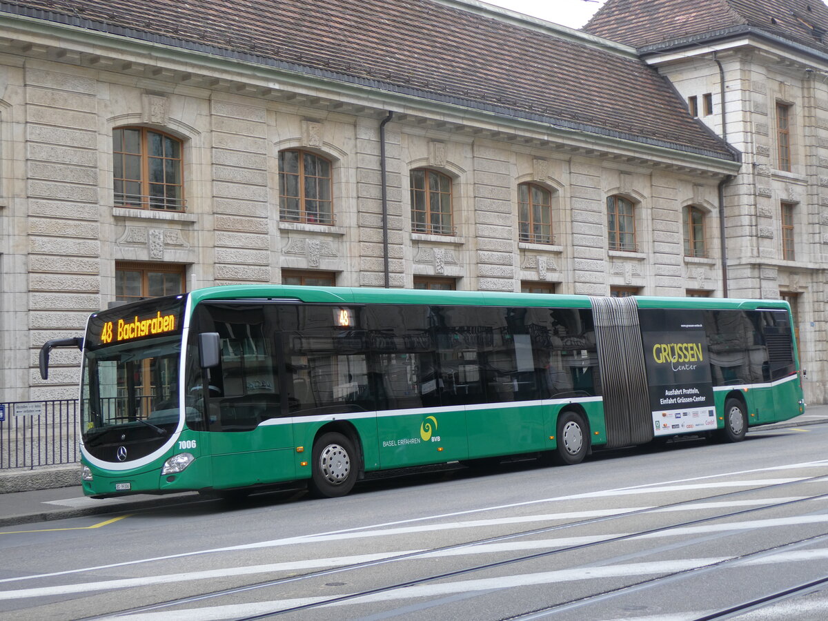 (261'531) - BVB Basel - Nr. 7006/BS 99'306 - Mercedes am 19. April 2024 beim Bahnhof Basel
