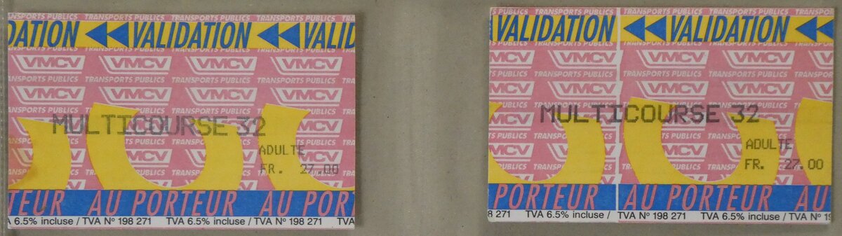(261'579) - VMCV-Mehrfahrtenkarten am 20. April 2024 in Thun