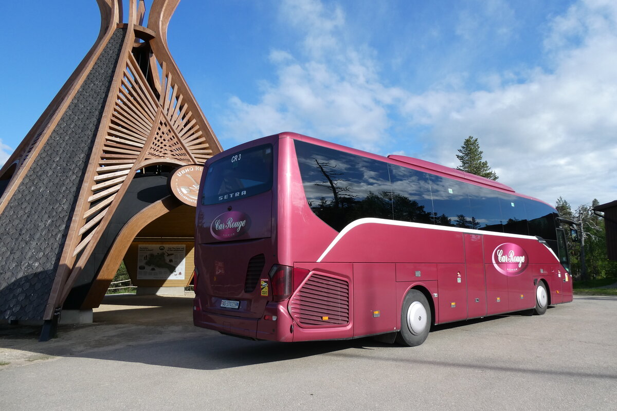 (266'064) - Aus der Schweiz: Car Rouge, Windisch - Nr. 3/AG 370'219 - Setra am 11. Juni 2026 in Saariselk�, Hotel Santa's