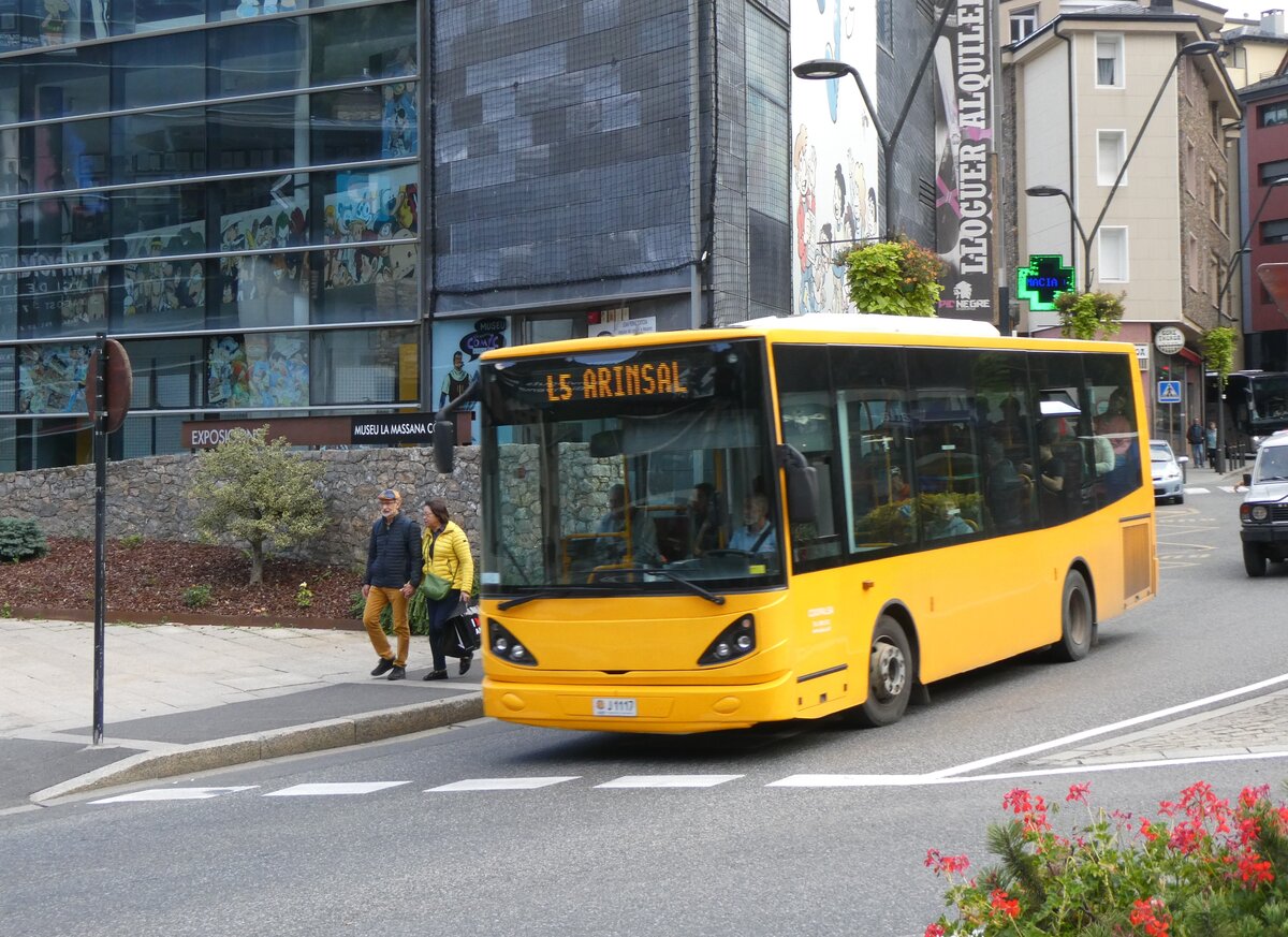 (267'255) - Coopalsa, Andorra la Vella - J1117 - UNVI am 18. September 2024 in La Massana, Centre de la Vila