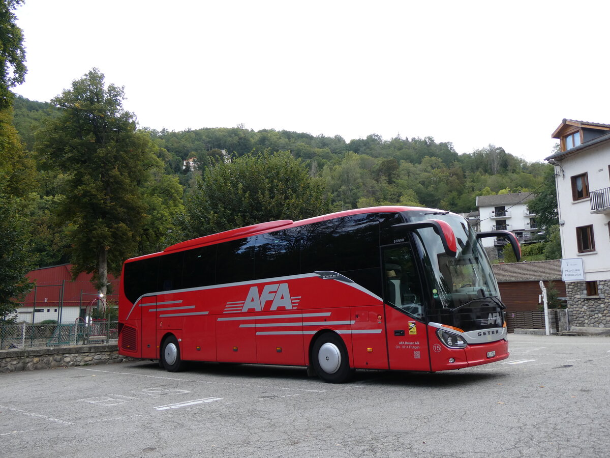 (267'347) - Aus der Schweiz: AFA Adelboden - Nr. 15/BE 26'702 - Setra am 20. September 2024 in Ax-les-Thermes, Breilh