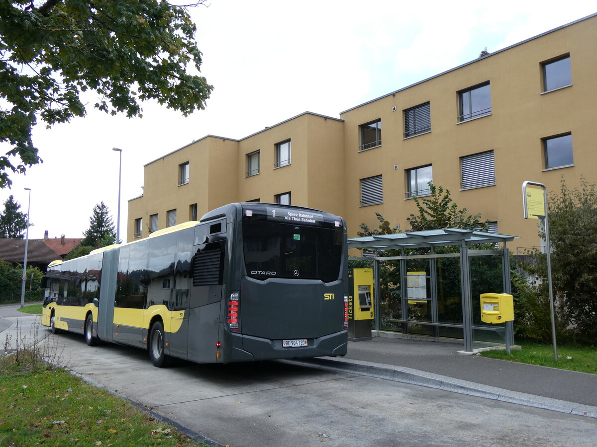 (267'548) - STI Thun - Nr. 720/BE 904'720 - Mercedes am 27. September 2024 in Steffisburg, Flhli