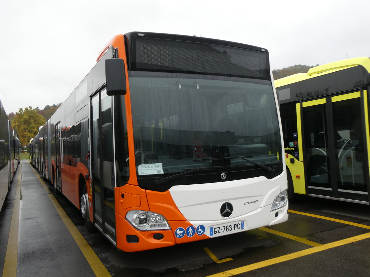 (268'302) - Aus Frankreich: Gem'Bus, St-Julien-en-Genevois - GZ 783 PC - Mercedes am 20. Oktober 2024 in Winterthur, Daimler Buses