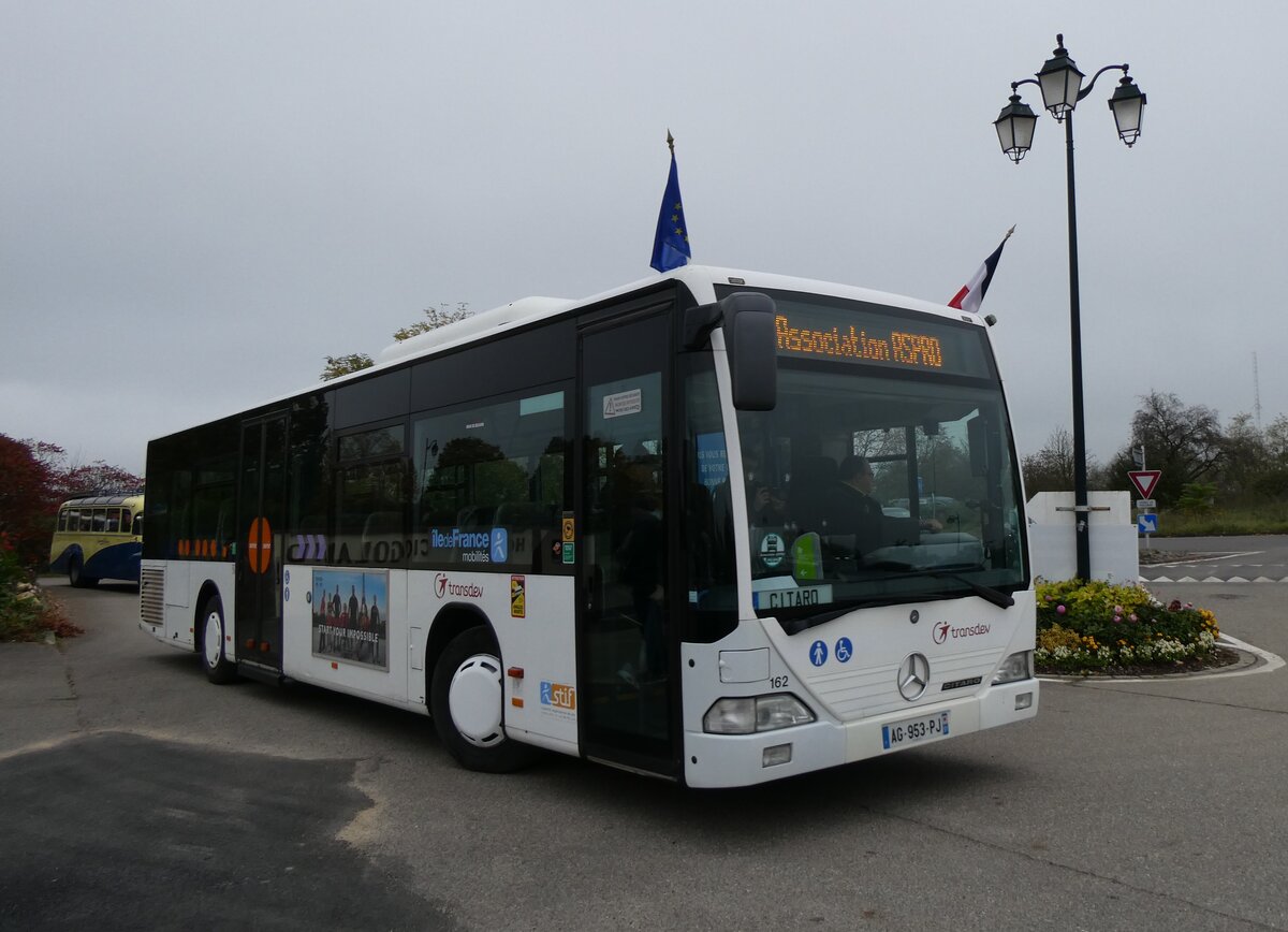 (268'611) - Transdev, Essonnes (ASPRO) - Nr. 162/AG 953 PJ - Mercedes am 26. Oktober 2024 in Kintzheim, Cigoland