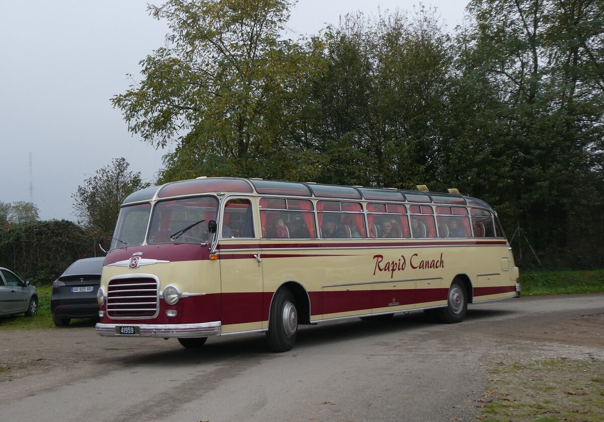 (268'654) - Aus Luxemburg: Weber, Canach - 41'959 - Setra am 26. Oktober 2024 in Kintzheim, Cigoland