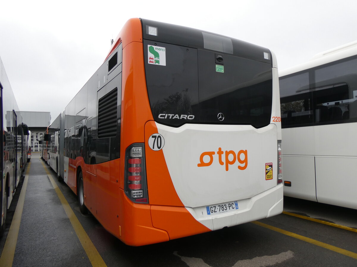 (268'912) - Aus Frankreich: Gem'Bus, St-Julien-en-Genevois - Nr. 2208/GZ 783 PC - Mercedes am 2. November 2024 in Winterthur, Daimler Buses